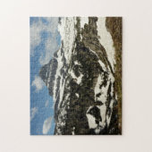 Reynolds Mountain vom Logan Pass beim Glacier Park Puzzle (Vertikal)