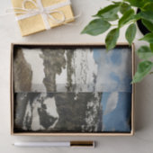 Reynolds Mountain vom Logan Pass beim Glacier Park Seidenpapier (Geschenk)