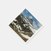 Reynolds Mountain vom Logan Pass beim Glacier Park Serviette (Ecke)