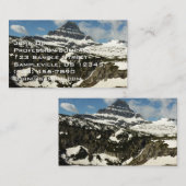 Reynolds Mountain vom Logan Pass beim Glacier Park Visitenkarte (Vorne/Hinten)