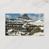 Reynolds Mountain vom Logan Pass beim Glacier Park Visitenkarte (Vorderseite)