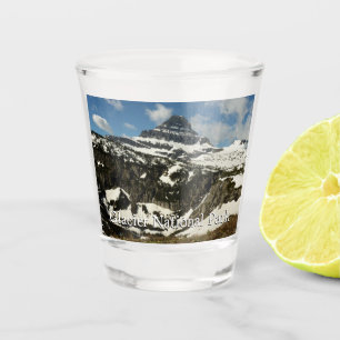 Reynolds Mountain vom Logan Pass im Glacier Park Schnapsglas