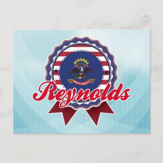 Reynolds, ND Postkarte (Vorderseite)