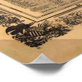 Reynolds politische Karte der Vereinigten Staaten  Poster (Ecke)