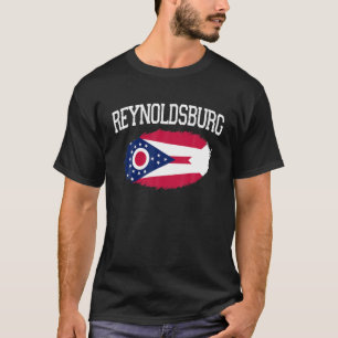 REYNOLDSBURG OH OHIO Flag Vintag USA Sports Men W T-Shirt