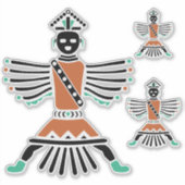 Rez-Messingkrieger Aufkleber (Vorderseite)