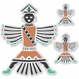 Rez-Messingkrieger Aufkleber