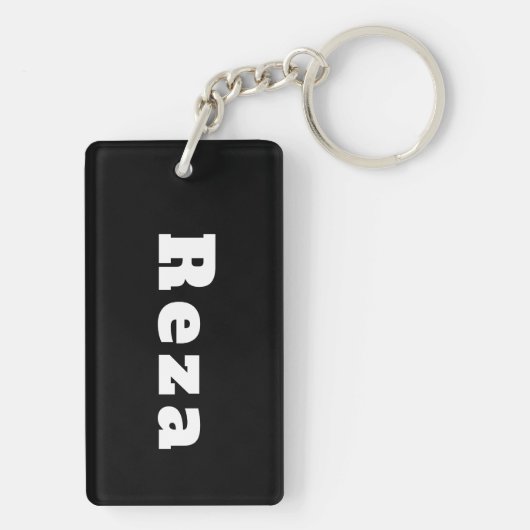 Reza Schlüsselanhänger (Rückseite)