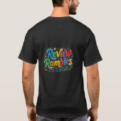 Rezensions-Rambles T-Shirt (Rückseite)