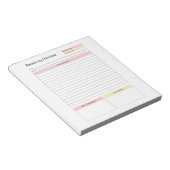 Rezensionsplan Notepad Notizblock (angewinkelt)