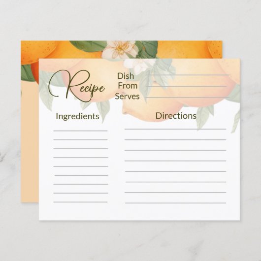 Rezept (Vorne/Hinten)