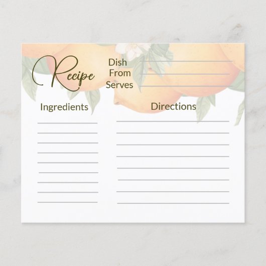 Rezept (Vorderseite)