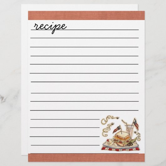 Rezept (Vorne/Hinten)