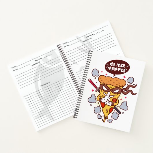 Rezept 8.5" x 11" Spiral Notebook Notizblock (Innenseite)