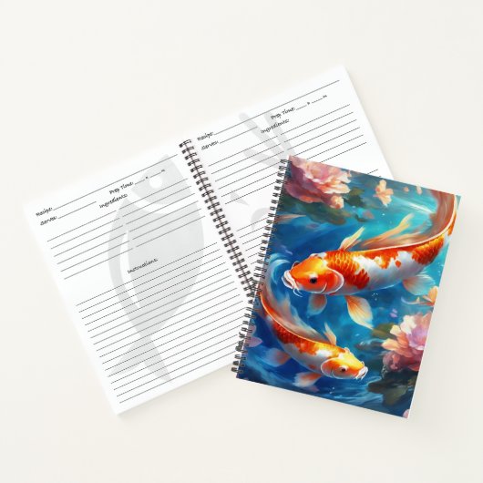 Rezept 8.5" x 11" Spiral Notebook Notizblock (Innenseite)