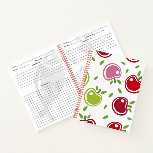 Rezept-Apples-Notebook Notizblock (Innenseite)