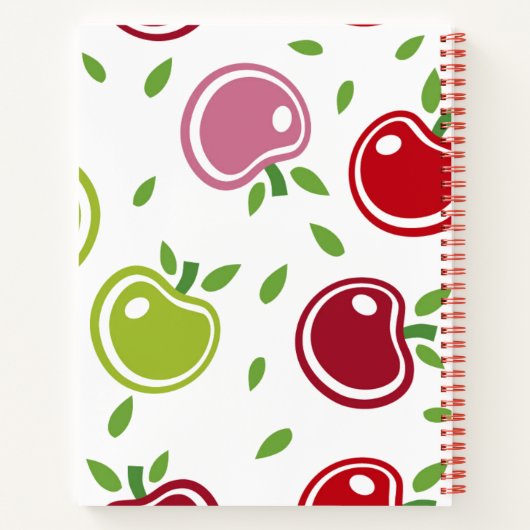 Rezept-Apples-Notebook Notizblock (Rückseite)