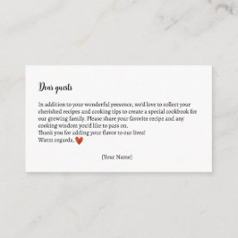 Rezept Austausch Autumn Teddy Bear Baby Dusche Begleitkarte