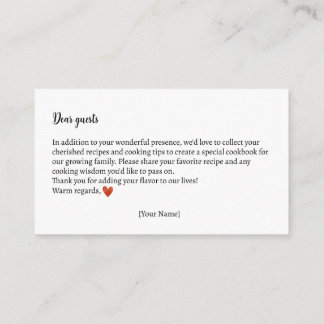 Rezept Austausch Autumn Teddy Bear Baby Dusche Begleitkarte