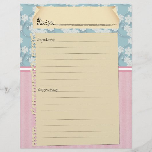 Rezept Beilagen (Vorder- und Rückseite) (Vorderseite)