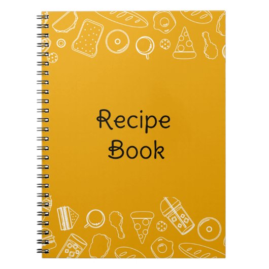 Rezept Book Spiral Foto Notebook Notizblock (Vorderseite)