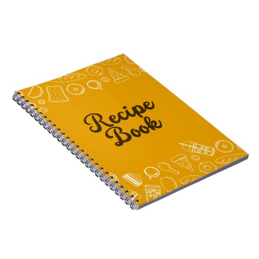 Rezept Book Spiral Foto Notebook Notizblock (Rechte Seite)