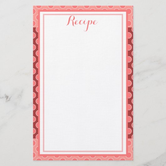 Rezept Briefpapier (Vorderseite)
