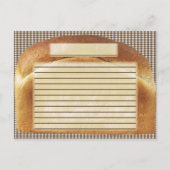 Rezept Brot Postkarte (Vorderseite)