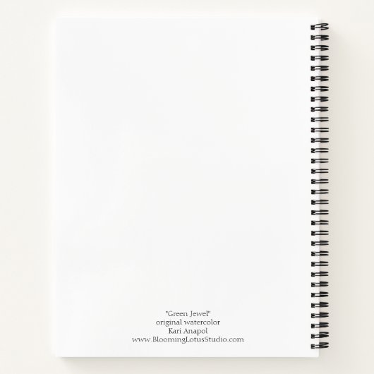 Rezept Buch Avocado Art Design (Rückseite)