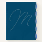 Rezept Buch Blau (Rückseite)