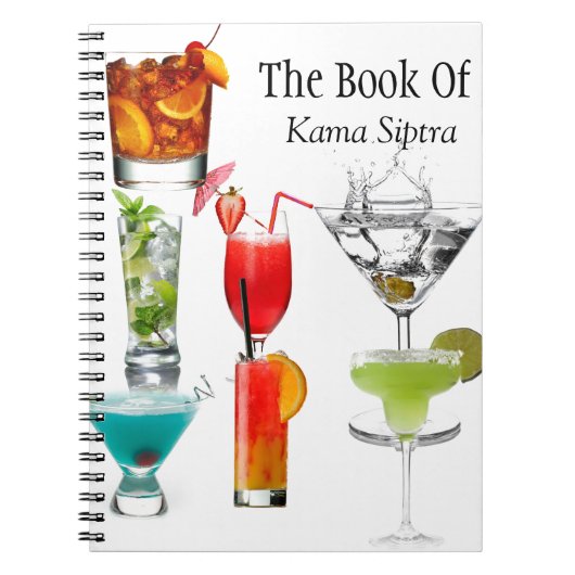 Rezept, Buch des Karma Siptra Cocktailnotizbuches (Vorderseite)
