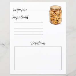 Rezept Buchseite für Schokolade Chip Cookies