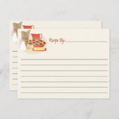 Rezept Card - Backen Postkarte (Vorne/Hinten)