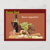 Rezept Card Geschenk Set - Bonus Appetit Postkarte (Vorderseite)