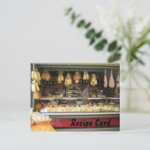 Rezept Card Geschenk Set - Italienischer Käse Postkarte (Stehend Vorderseite)