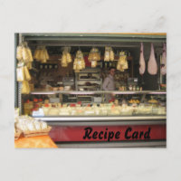 Rezept Card Geschenk Set - Italienischer Käse
