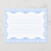 Rezept Card Italienisches Zitrus Lemon Brautparty (Rückseite)