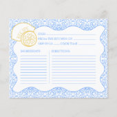 Rezept Card Italienisches Zitrus Lemon Brautparty (Vorderseite)