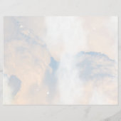 Rezept Card Sie ist auf Cloud 9 Brautparty Game Flyer (Hinten)