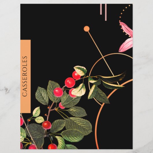 Rezept | Casseroles | Schwarze Kirschen (Rückseite)