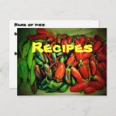 Rezept (Chilien) Postkarte (Vorne/Hinten)