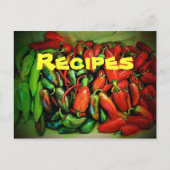 Rezept (Chilien) Postkarte (Vorderseite)