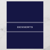 Rezept Divider Desserts Navy Blue (Rückseite)