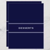Rezept Divider Desserts Navy Blue (Vorne/Hinten)