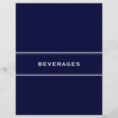 Rezept Divider Desserts Navy Blue (Rückseite)