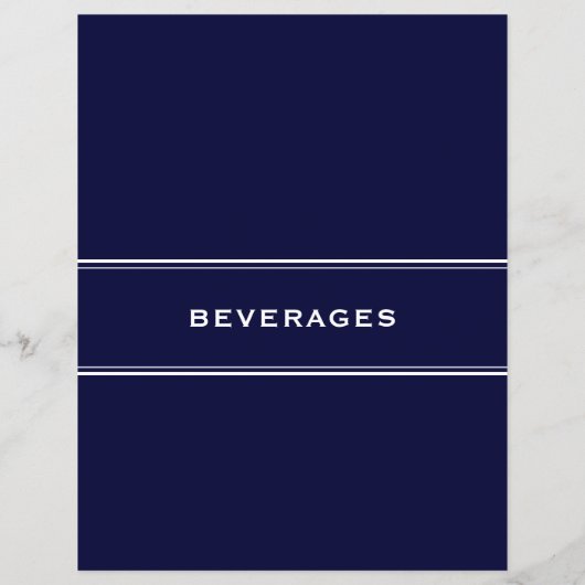 Rezept Divider Desserts Navy Blue (Rückseite)