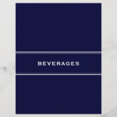 Rezept Divider Desserts Navy Blue (Vorderseite)