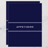 Rezept Divisions Appetizers Navy Blue (Vorne/Hinten)