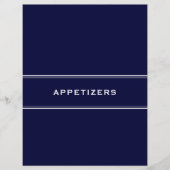 Rezept Divisions Appetizers Navy Blue (Vorderseite)