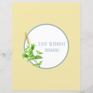 Rezept-Divisionsseite - Gelbe Kräuterbinder-Beilag